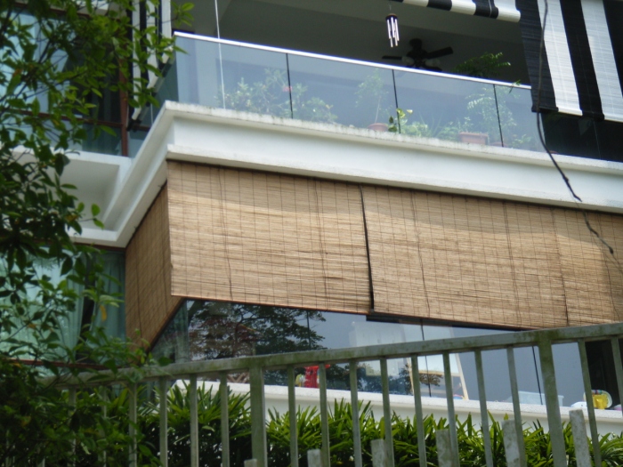 bamboo chick blinds Marvi Interiors